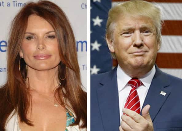 Derry born actress Roma Downey and President-elect, Donald Trump.