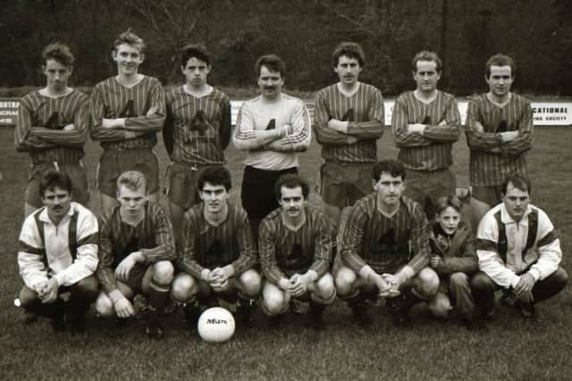 The victorious Cockhill Celtic side which beat Lifford Celtic by four goals to three in the Ulster Junior Cup in