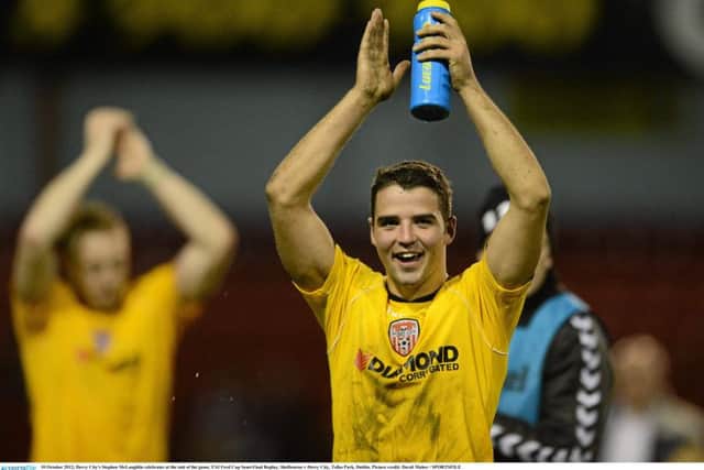 Southend United manager Phil Brown believes former Derry City winger, Stephen McLaughlin deserves an international call-up.,