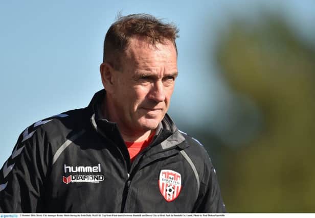 Derry City manager Kenny Shiels has guided his team to third in the Premier Division and second in the 2016 Fair Play League.