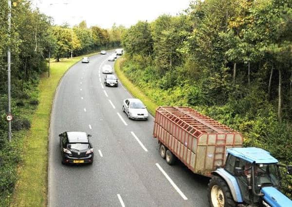 A stretch of the A5 road.