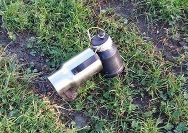The device discovered in Galliagh. (Pic courtesy of Galliagh Community Empowerment).