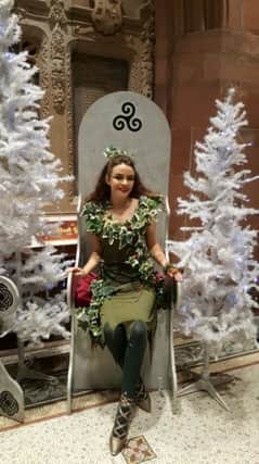 Ellie the Elf, who will transform the Guildhall into Elfwood Forest on the 9, 10, 16 and 17 December.