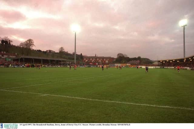 The grass pitch at Brandywell will be dug up and replaced by a new artificial surface.