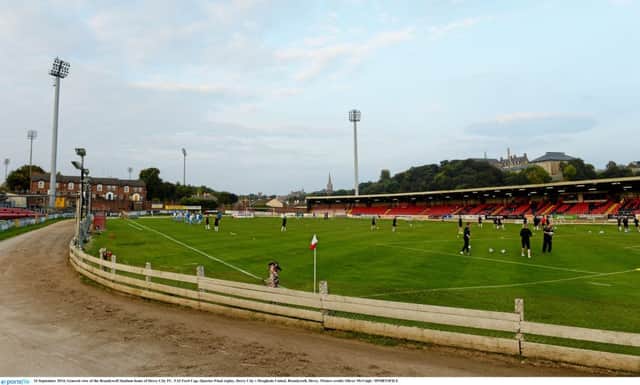 No public money has been spent in subsidising the upgrade of the Brandywell in the past five years.
