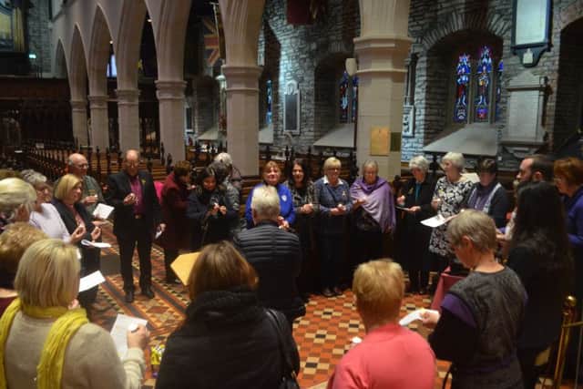 he Mothers' Union's vigil in St Columb's Cathedral was part of the 16 Days of Activism Campaign against gender violence