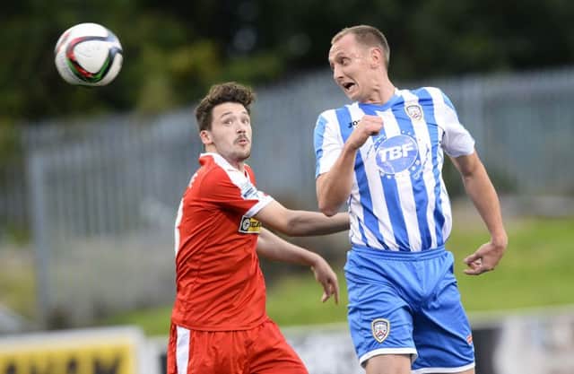 Sammy Morrow has been released by Coleraine.
Photo Mark Marlow/Pacemaker Press