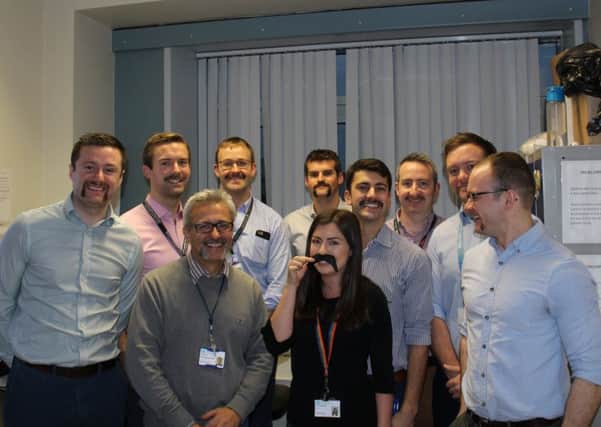 The Altnagelvin Amigos sporting their moustaches.