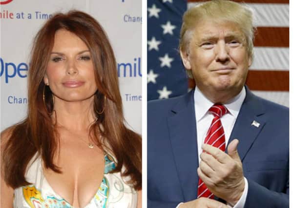 Derry actress Roma Downey and U.S. President-elect, Donald Trump.