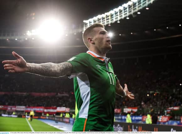 MAN ON THE EDGE . . .  West Brom manager, Tony Pulis says James McClean must learn to control himself on the pitch.