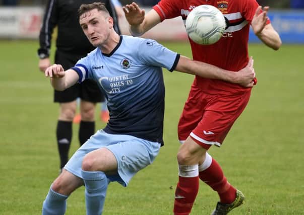 Institute captain Stephen O'Donnell scored twice at Annagh United.