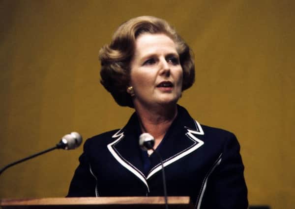 Margaret Thatcher. (Photo: P.A. Wire)