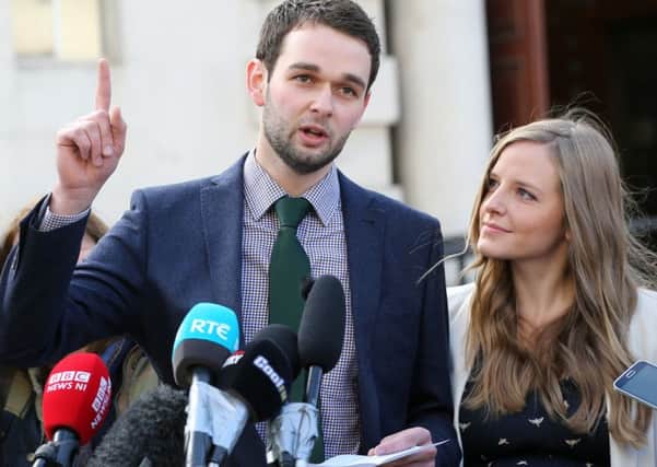 Daniel McArthur (director of Ashers Bakery) with wife Amy