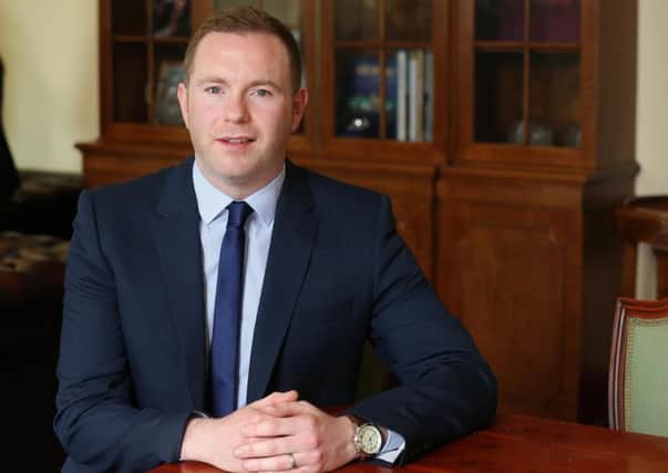Infrastructure Minister Chris Hazzard. (Photo by Kelvin Boyes / Press Eye.)