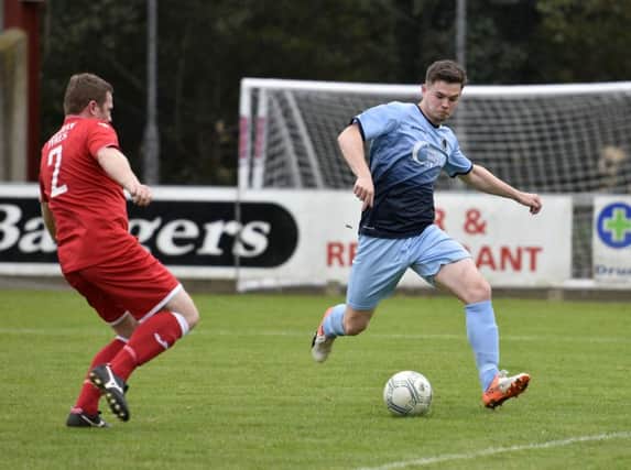 Midfielder Michael McCrudden will be available for Institutes Boxing Day trip to Darragh Park.