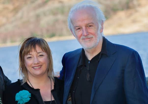 Donegal Film Office boss Aideen Doherty with Donegal actor Sean McGinley in 2015.