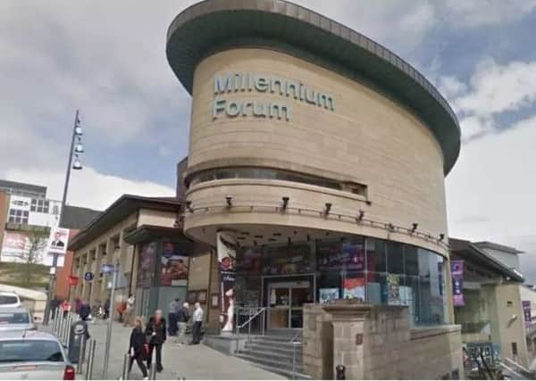 The Millennium Forum in Derry. (Google Earth)