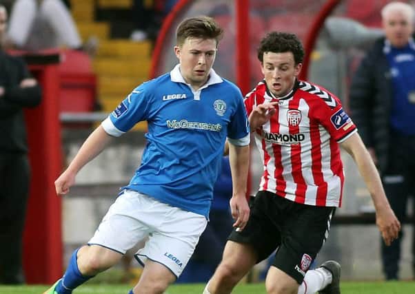 Former Finn Harps midfielder, Tony McNamee pictured in action with his brother, Derry's Barry McNamee, reveals why he's grown frustrated with life in League of Ireland football.