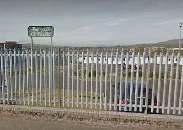 Buncsoil Cholmcille at Steelstown. One of the Irish language primary schools available to parents in Derry.