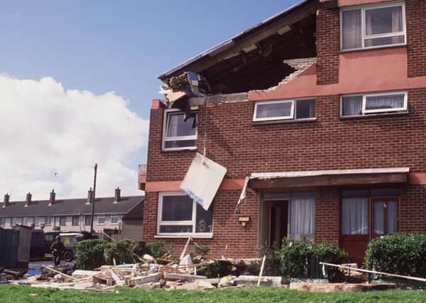 August 1988... Three people died in the IRA booby trap explosion at a flat in Kildrum Gardens in Londonderrys Creggan  Good Samaritan killing