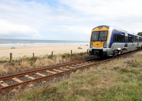 The Derry to Coleraine train passing Downhill  (File pic: Paul Faith/PA Wire)
