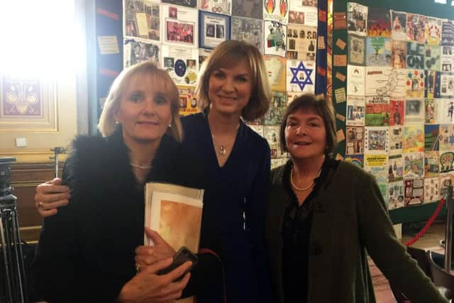 L-R: Jane McIvor, Antiques Roadshow presenter Fiona Bruce and Deirdre McDowell. (Pic courtesy of Church of Scotland)