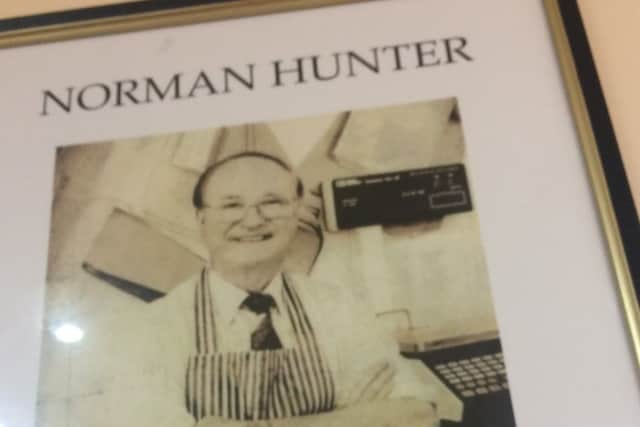 The late Norman Hunter.