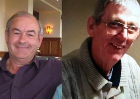 Ray Hymas (left) and Terry Driffield (right).