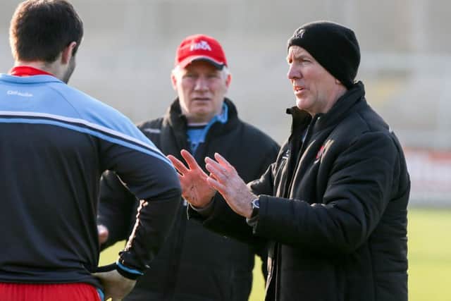 Derry manager, Damien Barton.

(Picture: Philip Magowan / PressEye)