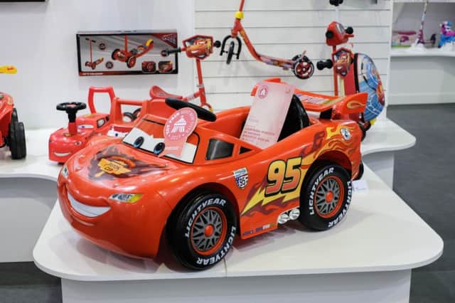 A ride-on replica of Cars' Lightning McQueen has been tipped as one of 2017's top toys - despite costing a whopping Â£200