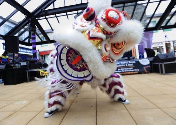 The dragon unleashed during last year's Ubuntu Festival.