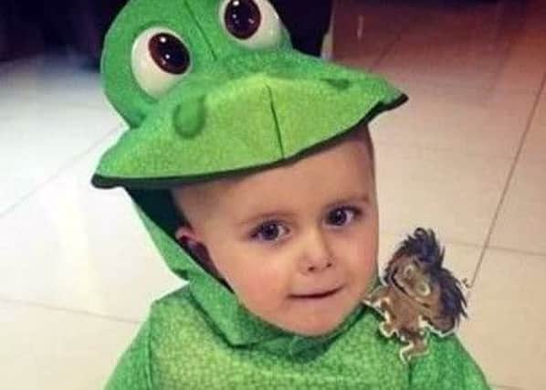 Three year-old Derry toddler, Brayden Moore, is critically ill.