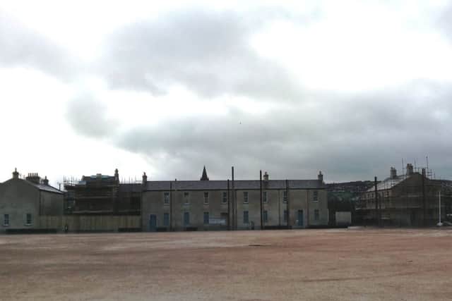 The Quiet Man Distillery and Visitor Centre will encompass the northern flank of Ebrington Sqaure.