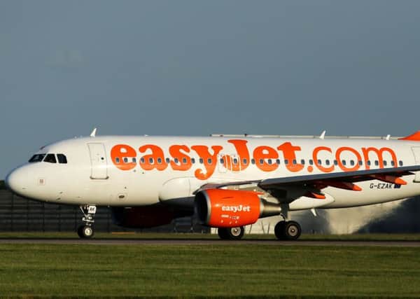 An Easyjet passenger plane