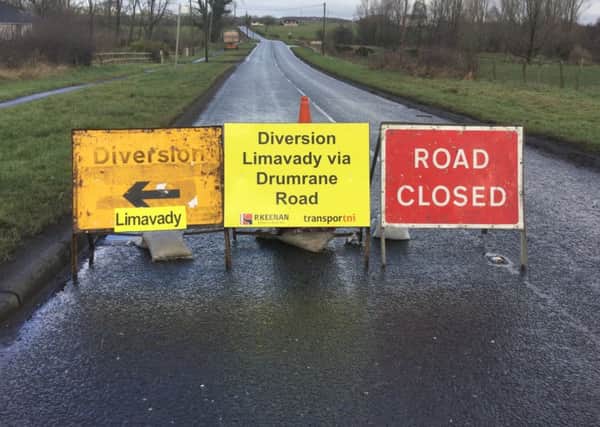 The Ballyquin Road is closed until Friday.