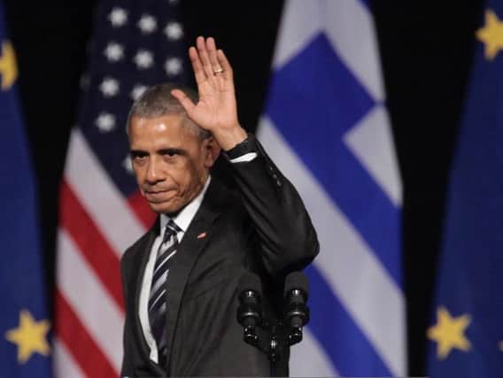Known leftie Barak Obama