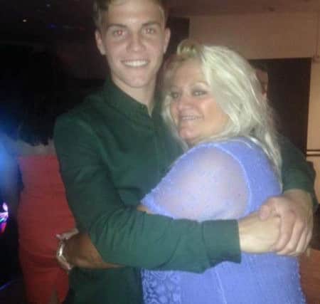 Josh pictured with his late mum, Ruth, who he described as his biggest supporter.
