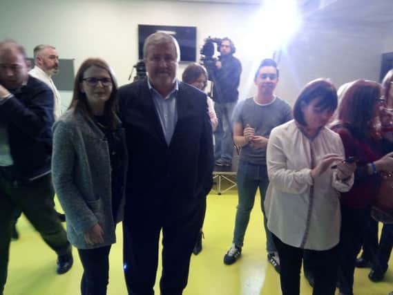 Sinn Fein candidates Caoimhe Archibald and Cathal O hOisin have polled strongly in East Derry.
