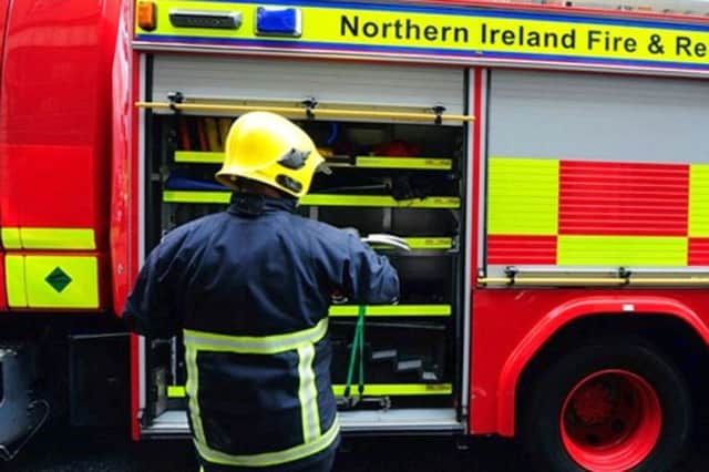 A fire caused extensive damage to a flat at Glendara.