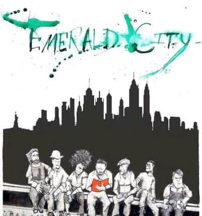A promotional poster for 'Emerald City'.