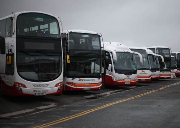 Bus Eireann staff have called an all out strike. (File Pic: Niall Carson/PA Wire)