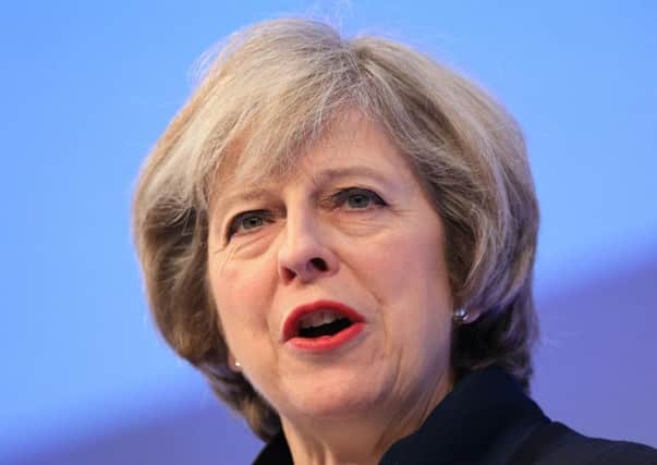 British Prime Minister, Theresa May.