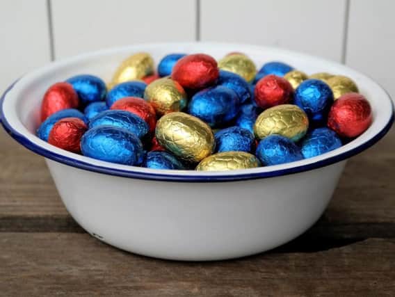 Bowl of Easter eggs. Pic: Shutterstock