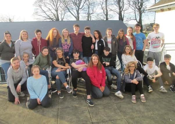 Young people from REACH across who took part in the recent Group Residential at Tobermore.