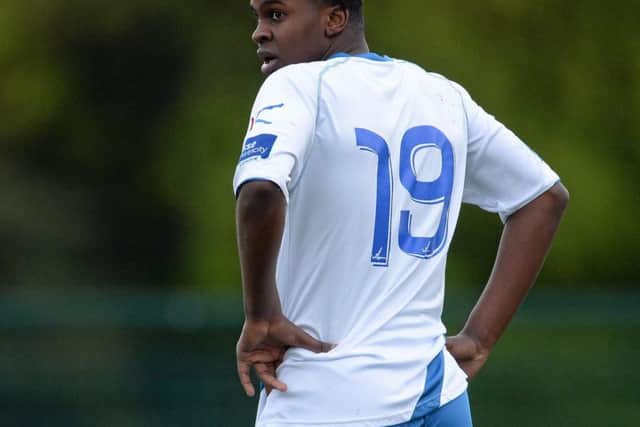 Finn Harps substitute, BJ Banda caused Derry all sorts of problems as he scored one and played a key role in Harps' second goal.