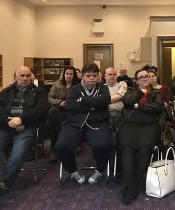 Sean Boyle (left) and Kathleen Bradley (right) were among those who attended the recent meeting in Derry.