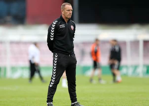 Derry City manager Kenny Shields