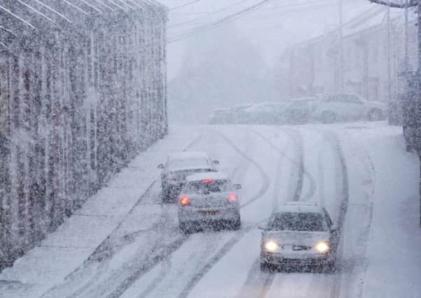 Cold conditions on Creggan Road in Derry in 2015. (Photo: Lorcan Doherty/Presseye

)