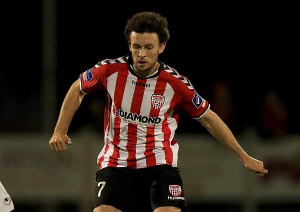 Derry City midfielder Barry McNamee may feature at the Showgrounds on Saturday night.