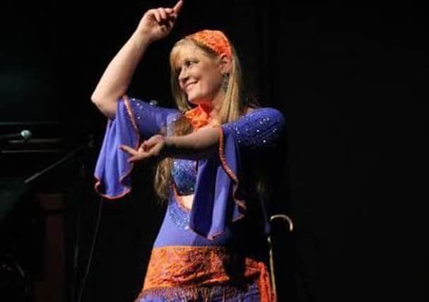 Local arabic dance artist, Audrey Doherty. Photo by Philip McFadden.